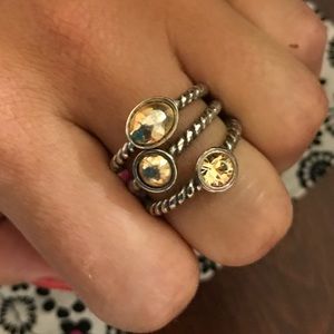 Brighton gold stackable rings